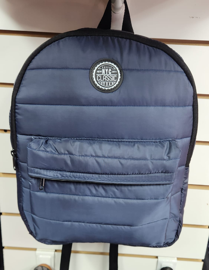 Mochilas puffer azul