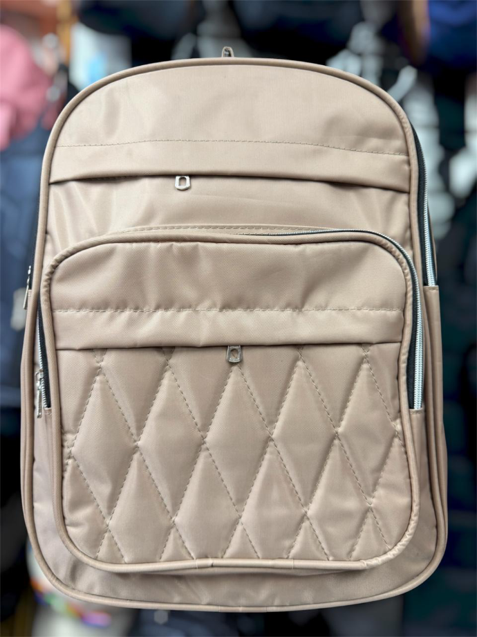 Mochila impermeable cocos beige