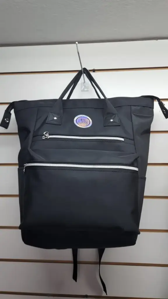 mochila impermeable tipo boca de pez negro
