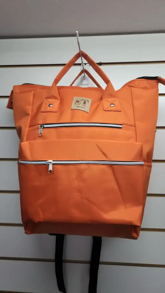 mochila impermeable tipo boca de pez naranja