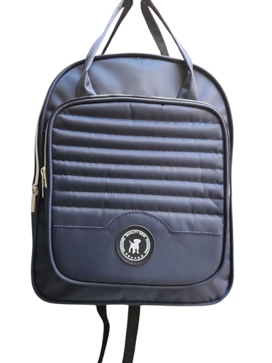 Mochila impermeable logo perro azul