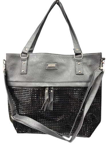 Cartera/Morral aplique charol