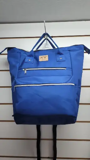 mochila impermeable tipo boca de pez azul francia